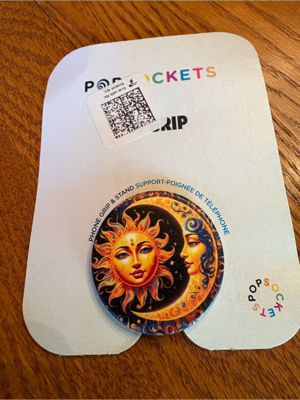 PopSocket Sun & Moon Phone Grip - Yellow, Orange, Blue